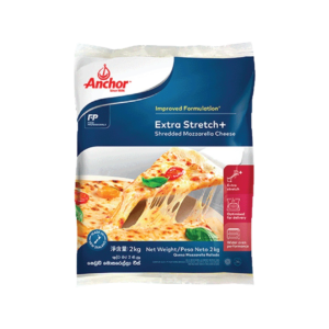 Anchor Mozzarella Cheese Shred IQF Anchor (2kg x 6)