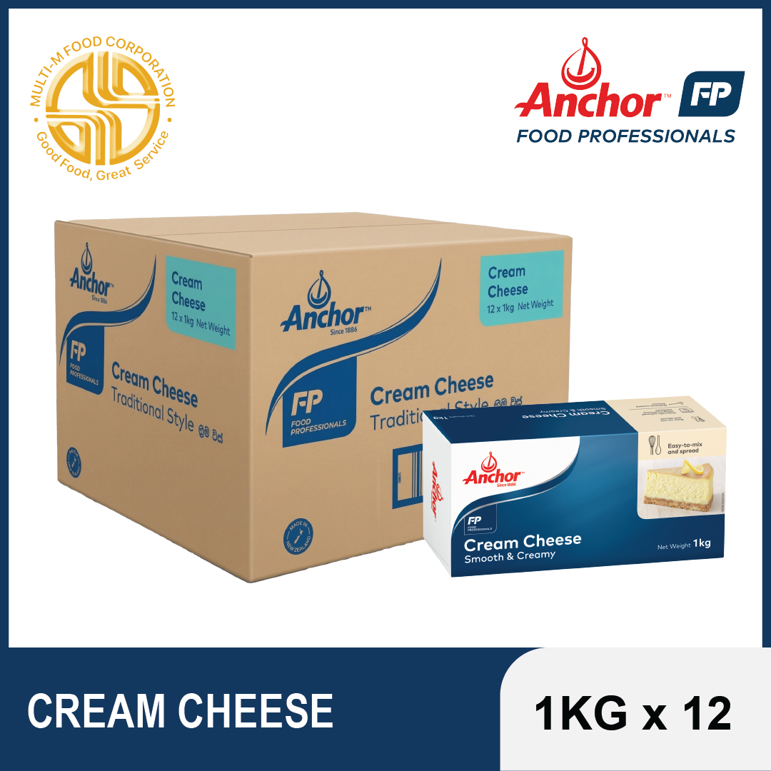 ANCHOR CREAM CHEESE | 1KG X 12