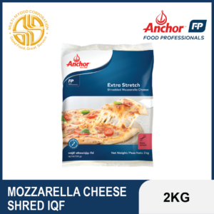 ANCHOR MOZZARELLA CHEESE SHRED IQF | 2KG
