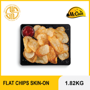 MCCAIN ORIGINAL FLAT CHIPS SKIN-ON | 1.82KG