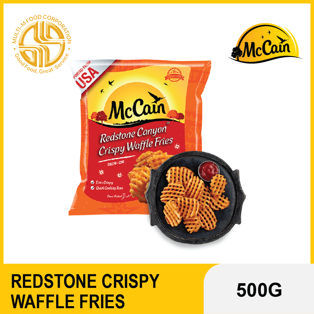 MCCAIN REDSTONE CRISPY WAFFLE CUT | 500G