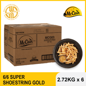 MCCAIN 6/6 SUPER SHOESTRING GOLD | CASE