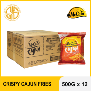 MCCAIN CRISPY CAJUN FRIES SO 12X500G