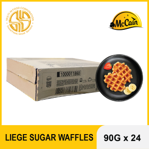 MCCAIN LIEGE SUGAR WAFFLES 24X90G